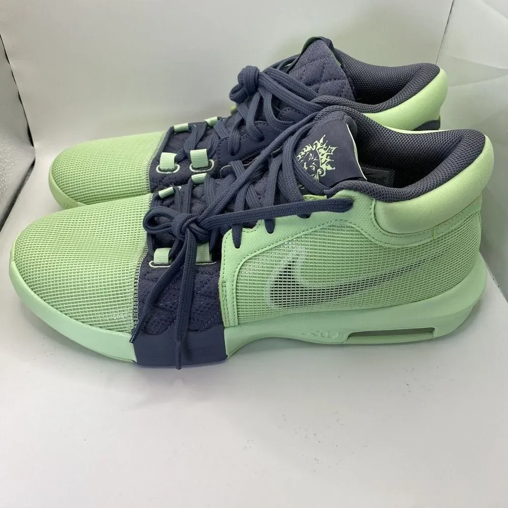 New Nike Lebron Witness 8 Basketball Vapor Green White Carbon SZ 12.5 FB2239 300